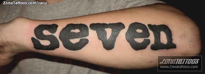 Tattoo photo Forearm, Letters