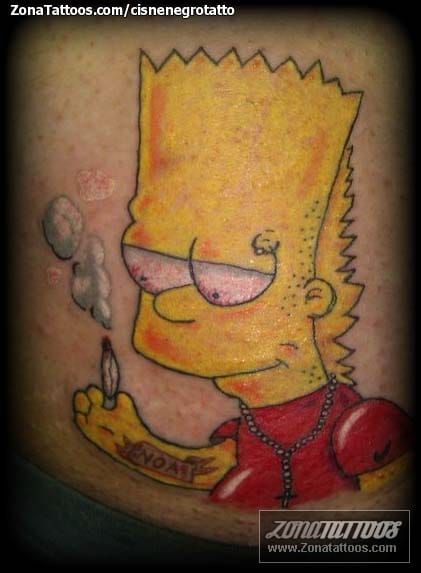 Foto de tatuaje Los Simpson, Series de TV