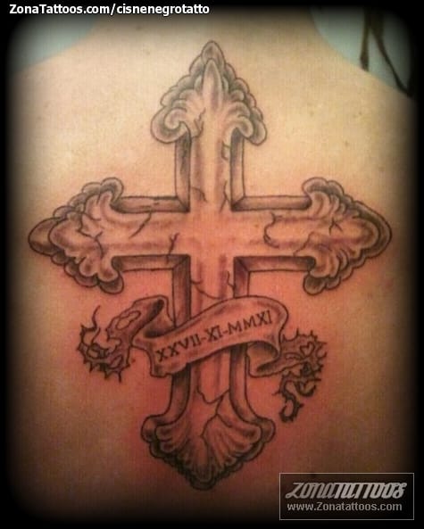 Tattoo photo Crosses, Religious