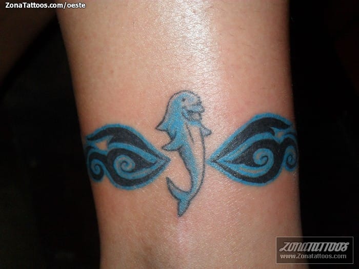 Foto de tatuaje Tribales, Delfines, Animales