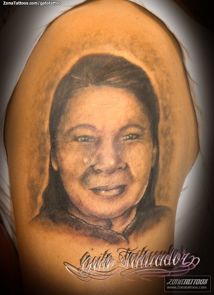 Foto de tatuaje Retratos, Rostros, Personas