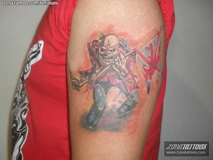 Foto de tatuaje Zombis, Banderas