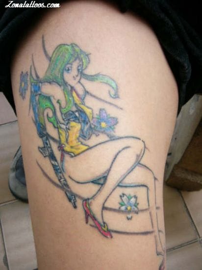 Foto de tatuaje Manga, Chicas