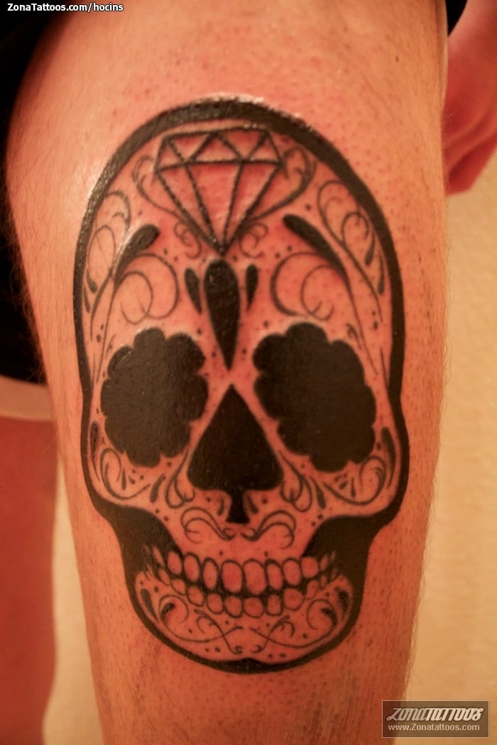 Tattoo photo Sugar Skull, Skulls