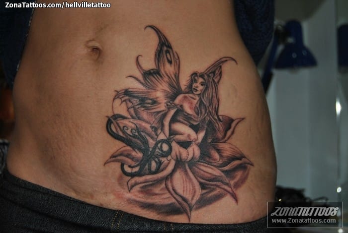 Foto de tatuaje Fantasía, Hadas, Cover Up