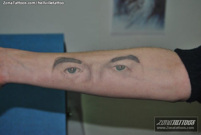 Tattoo photo Eyes, Forearm