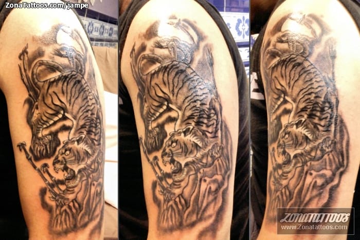 Foto de tatuaje Animales, Tigres