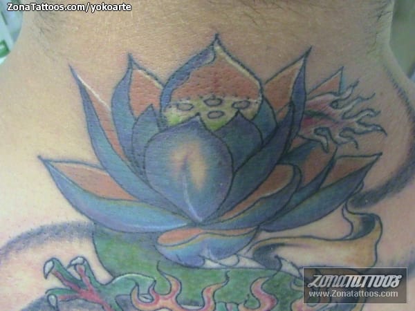 Foto de tatuaje Flores, Lotos