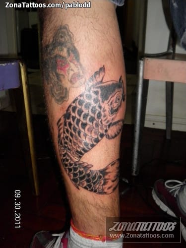 Tattoo photo Animals, Fish, Koi