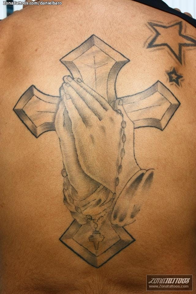 Tattoo photo Crosses, Religious, Prayers