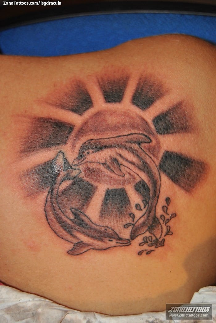 Tattoo photo Animals, Dolphins