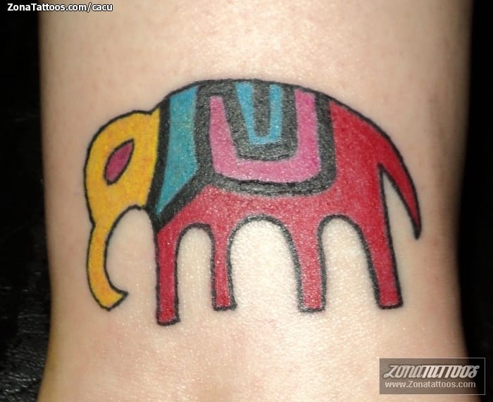 Tattoo photo Elephants, Animals