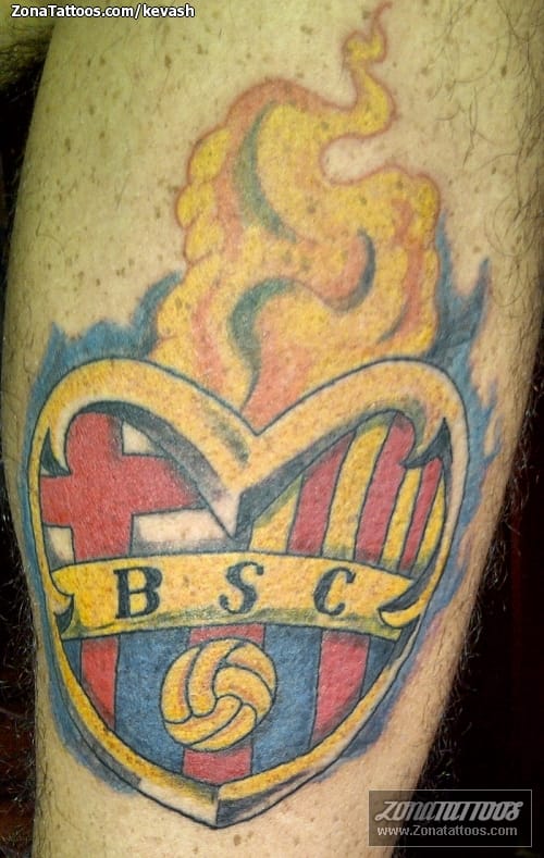 Foto de tatuaje Deportes, Fútbol, Escudos