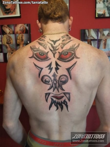 Tattoo photo Back, Dragons