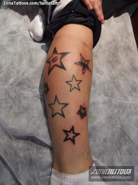 Tattoo photo Stars, Astronomy