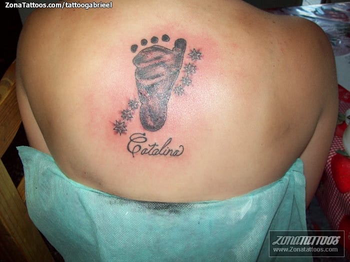 Tattoo photo Footprints