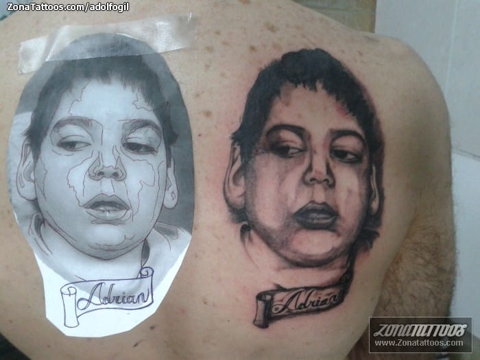 Foto de tatuaje Retratos, Rostros