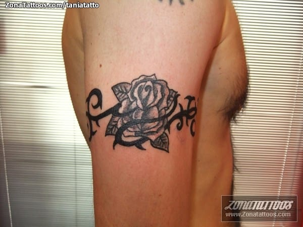 Tattoo photo Roses, Flowers