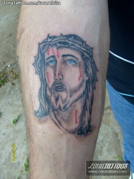 Tattoo photo Christ, Religious