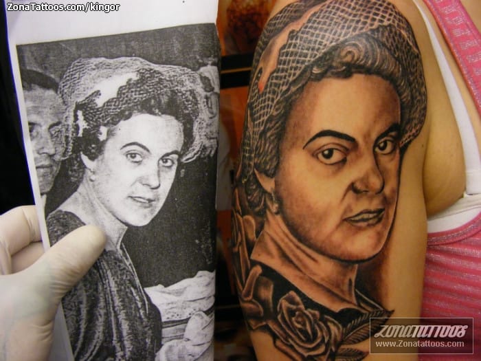 Foto de tatuaje Retratos, Rostros