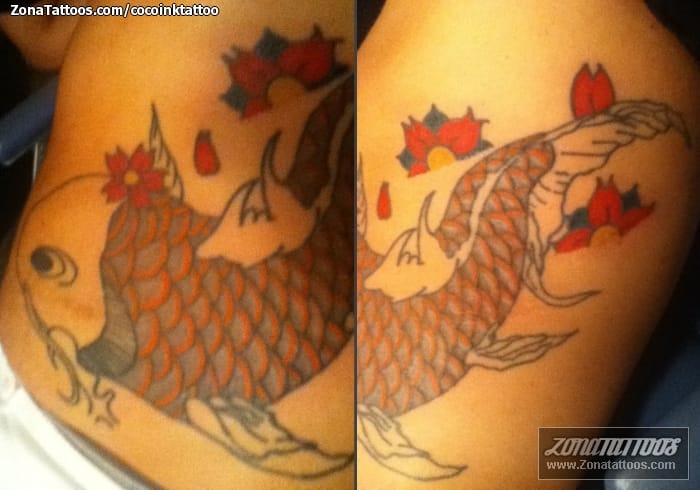 Tattoo photo Fish, Koi, Animals