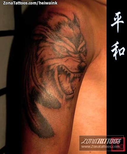 Tattoo photo Wolfs, Animals