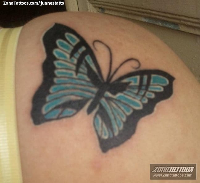 Foto de tatuaje Mariposas, Insectos