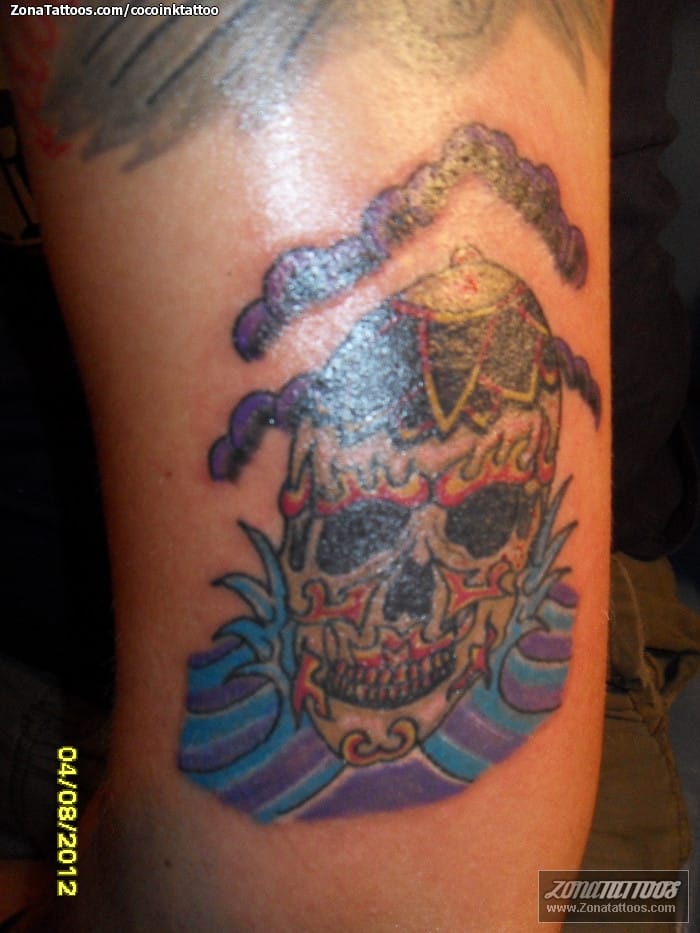 Tattoo photo Skulls, Llamas