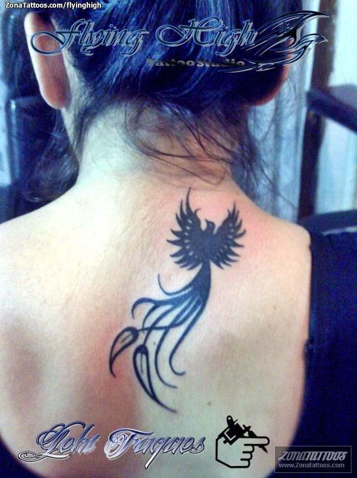 Tattoo photo Phoenix, Fantasy