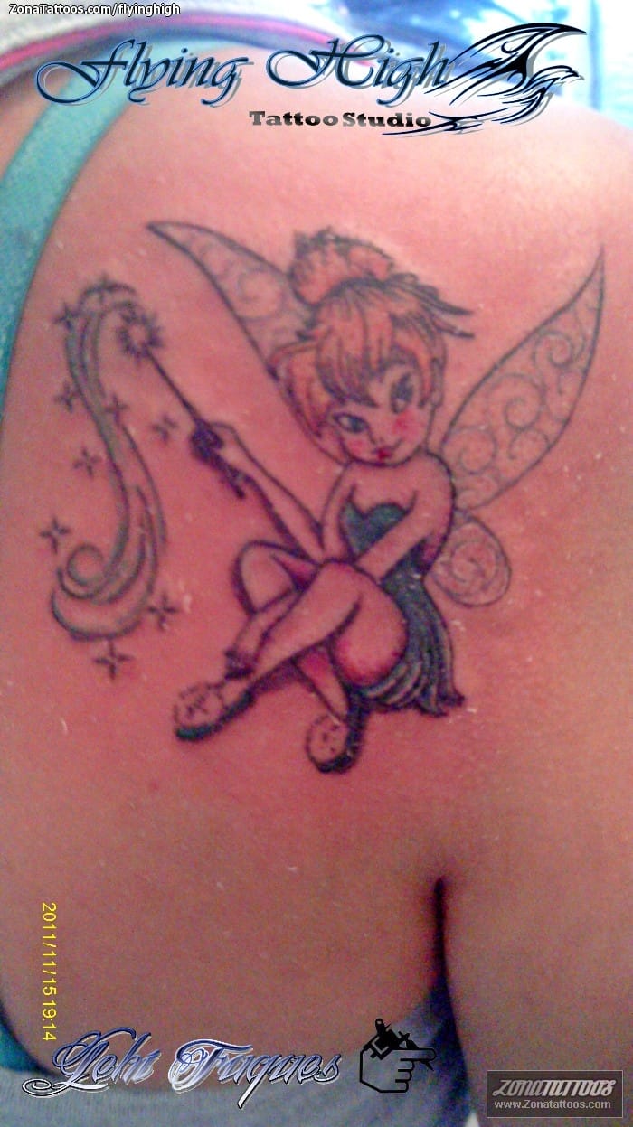 Tattoo photo Fairies, Fantasy, Tinkerbell