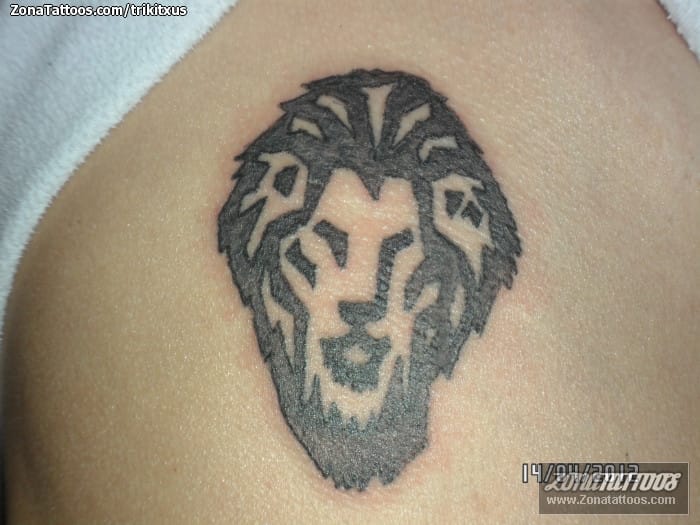 Foto de tatuaje Leones, Animales