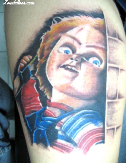 Foto de tatuaje Cine, Chucky