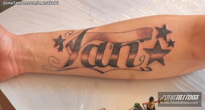 Foto de tatuaje Antebrazo, Nombres, Letras