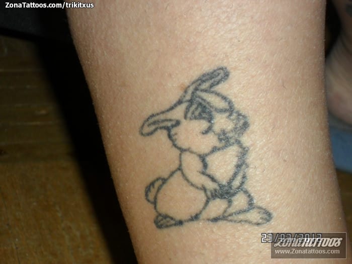 Foto de tatuaje Animales, Conejos