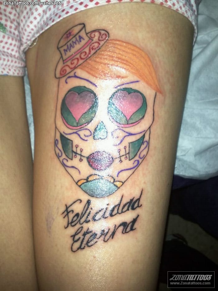 Foto de tatuaje Sugar Skull