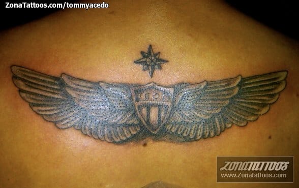 Tattoo photo Badges, Wings