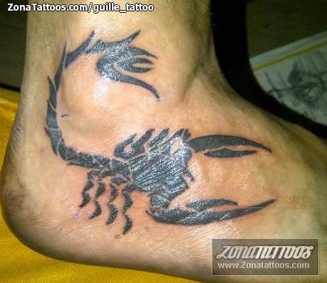 Tattoo photo Scorpions, Insects, Ankle