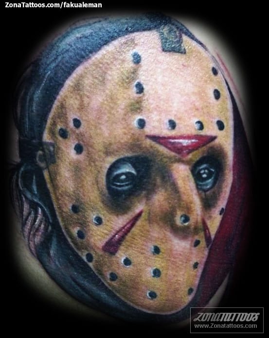 Foto de tatuaje Máscaras, Terror, Cine