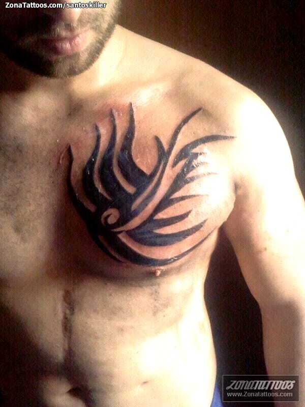 Tattoo of Tribal, Chest