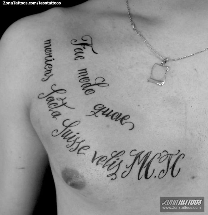 Foto de tatuaje Letras, Latín