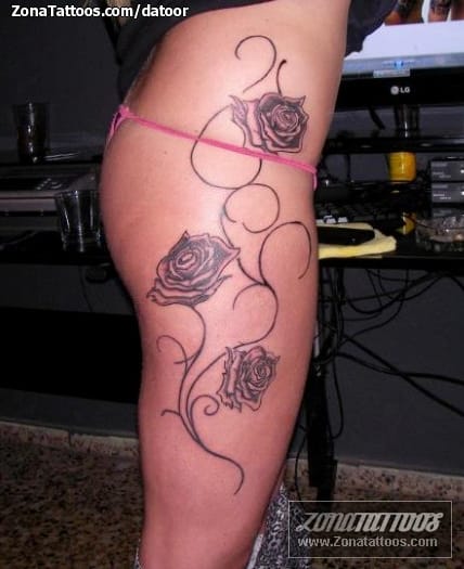 Foto de tatuaje Flores, Rosas