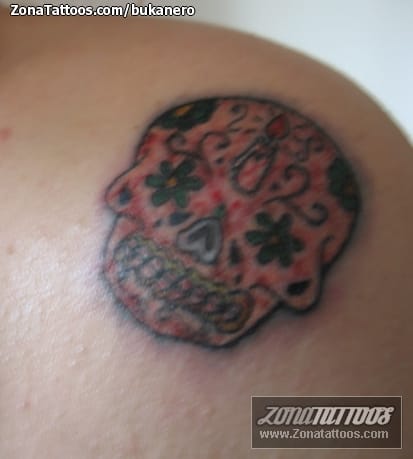 Foto de tatuaje Sugar Skull