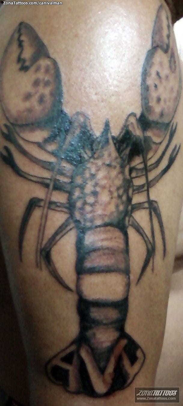 Tattoo photo Lobsters, Animals