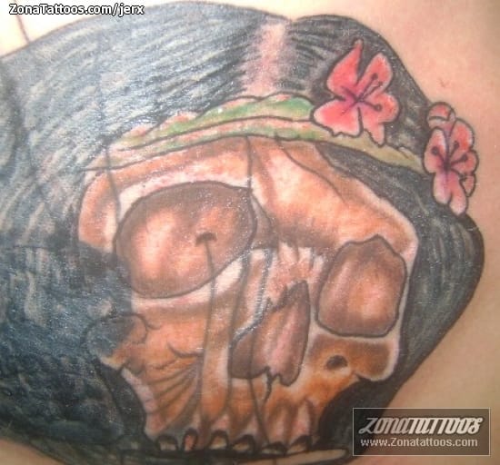 Tattoo photo Cover Up, Skulls
