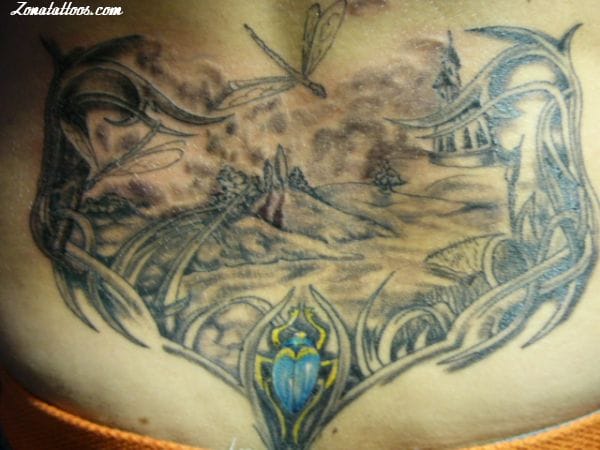 Foto de tatuaje Insectos, Escarabajos, Fantasía