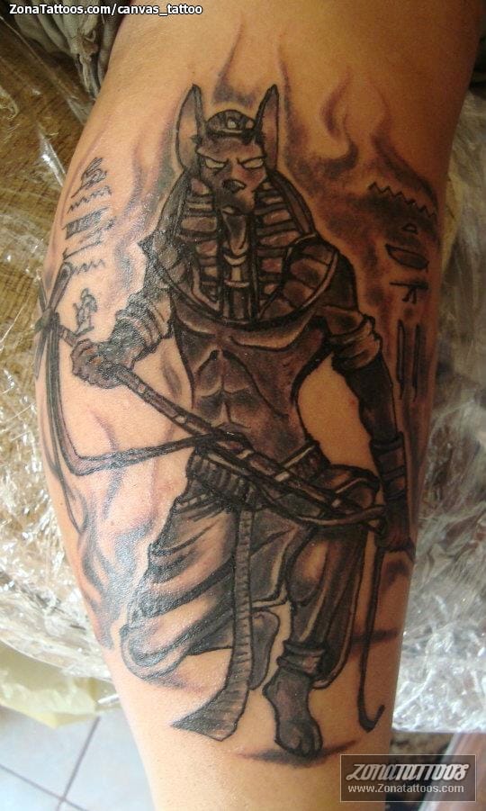 Tattoo photo Egyptian, Anubis