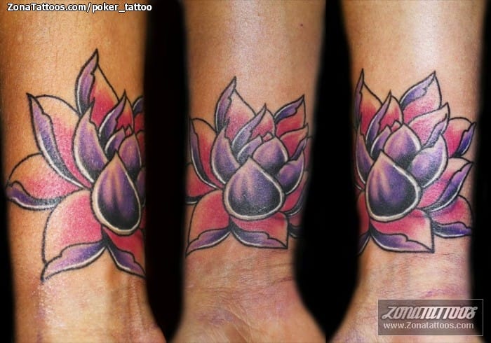 Tattoo photo Flowers, Lotus