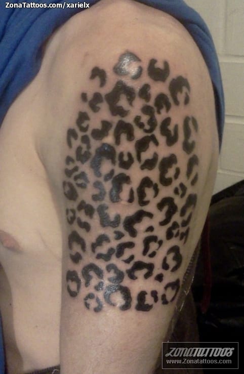 Tattoo photo Leopards, Spots