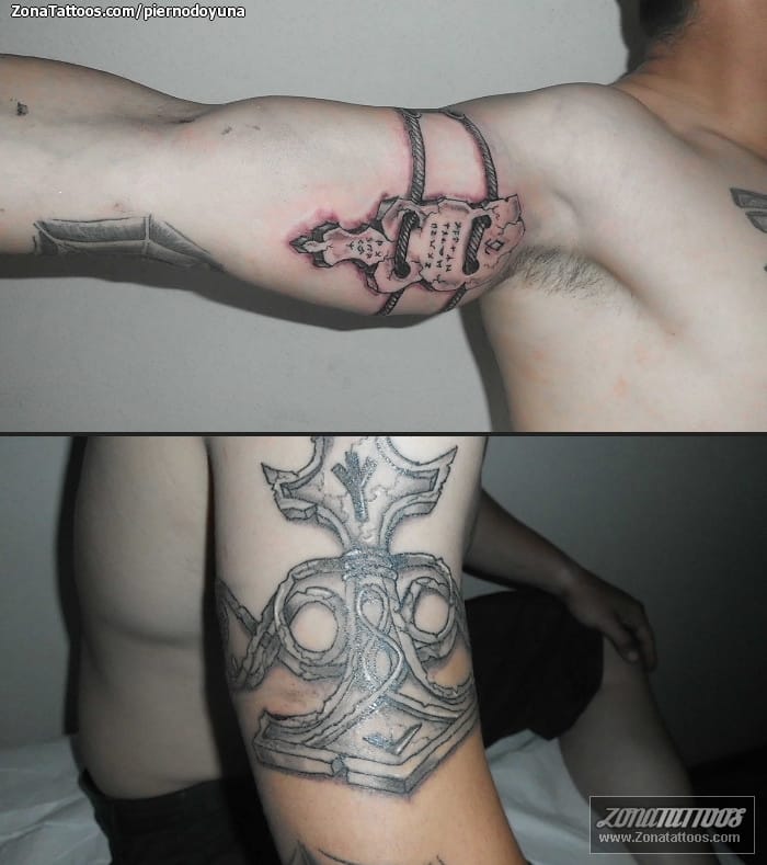 Foto de tatuaje Celtas, Mjölnir