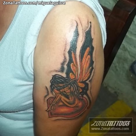 Foto de tatuaje Hadas, Fantasía